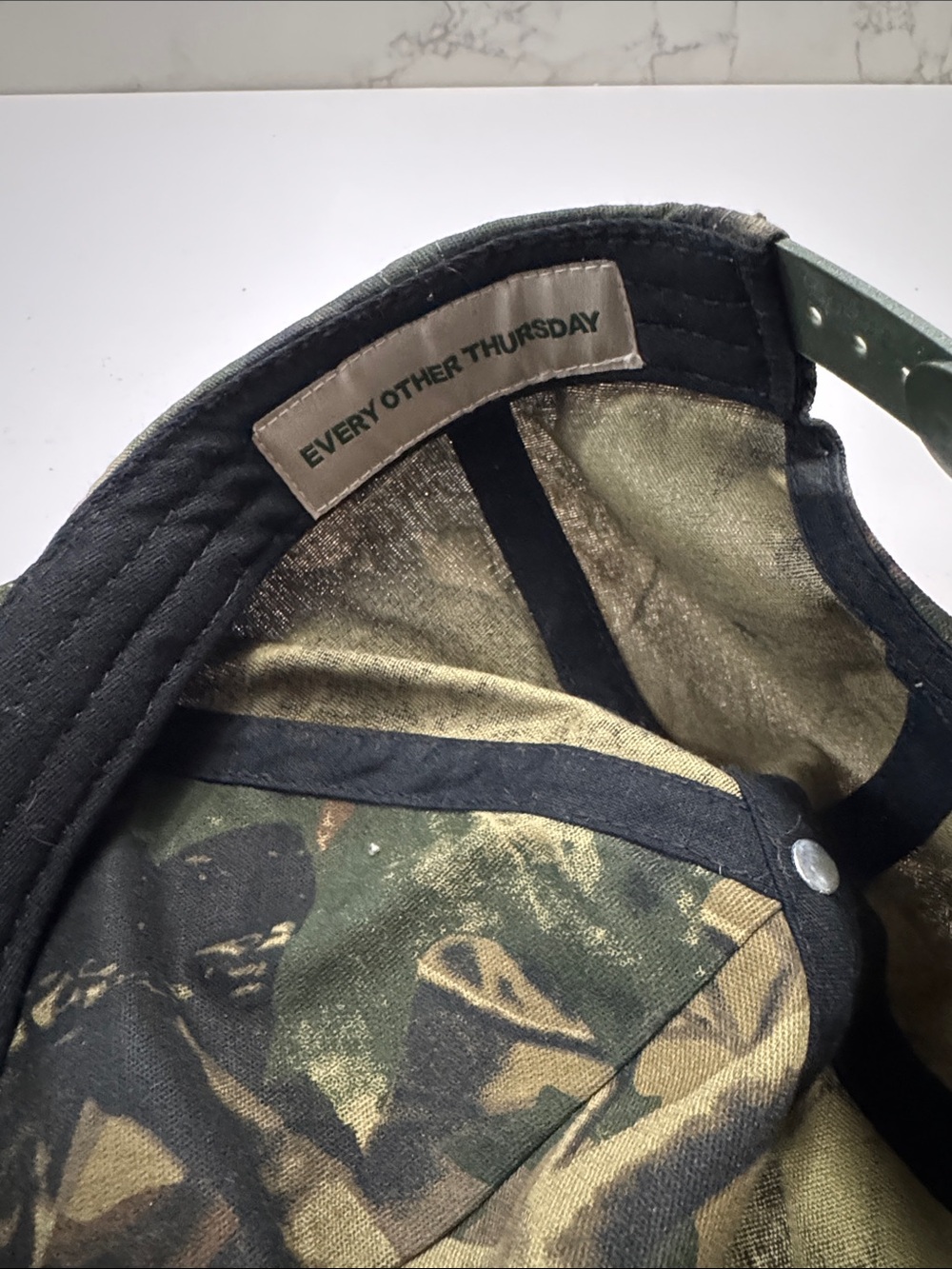 Every Other Thursday Camouflage Baseball Cap - Brand New - Picture 4 of 4